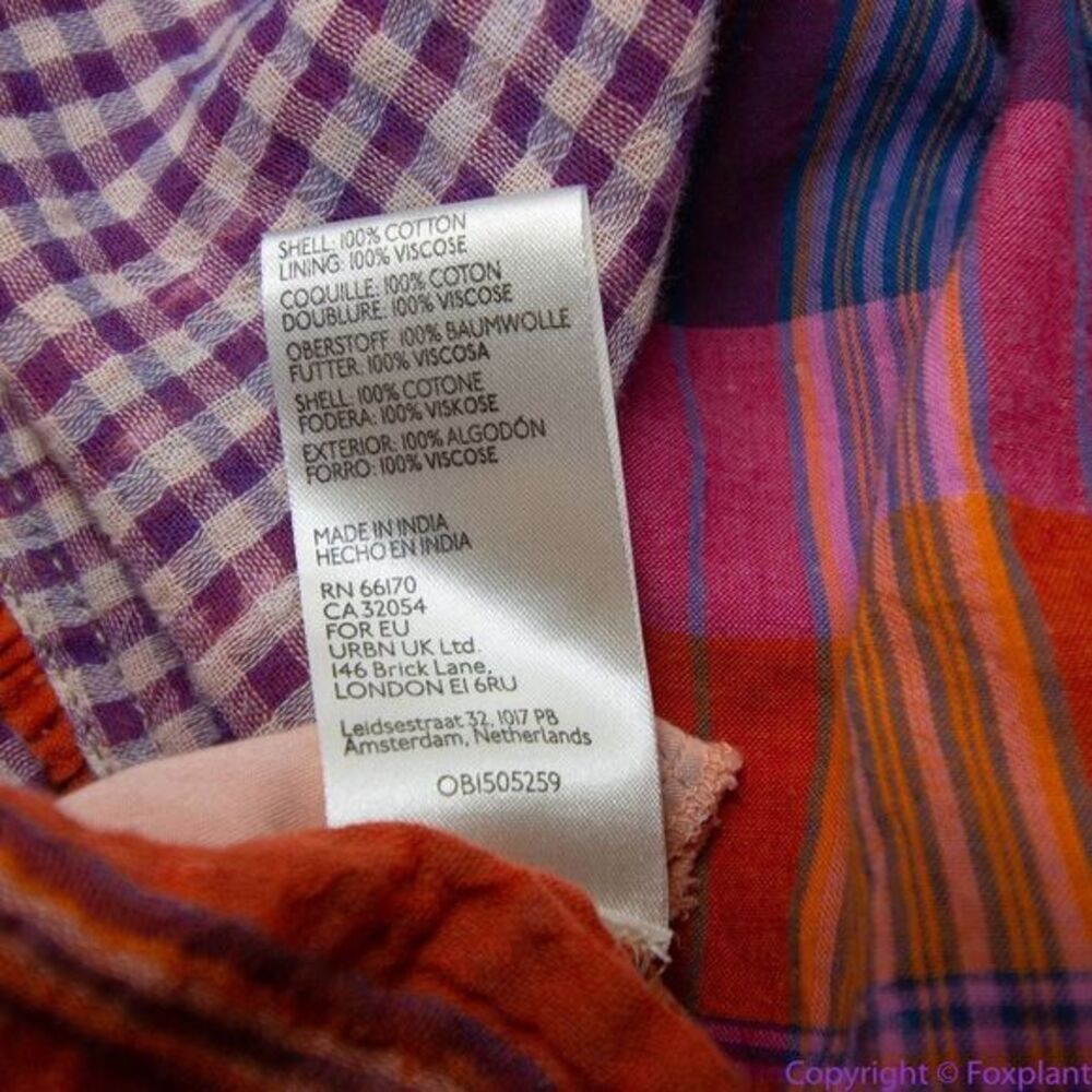 NEW Free People Moon Bay Mixed Plaid Top, XS - Picture 14 of 16
